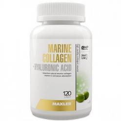 Maxler Marine Collagen + Hyaluronic Acid (120 гель -капс)
